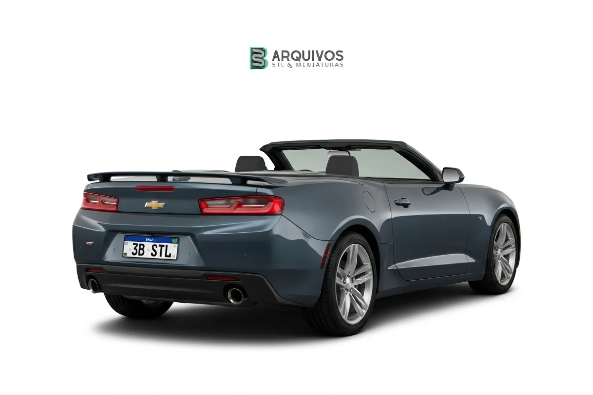 Modelo 3D STL - Chevrolet Camaro SS Convertible 2014 — foto 3